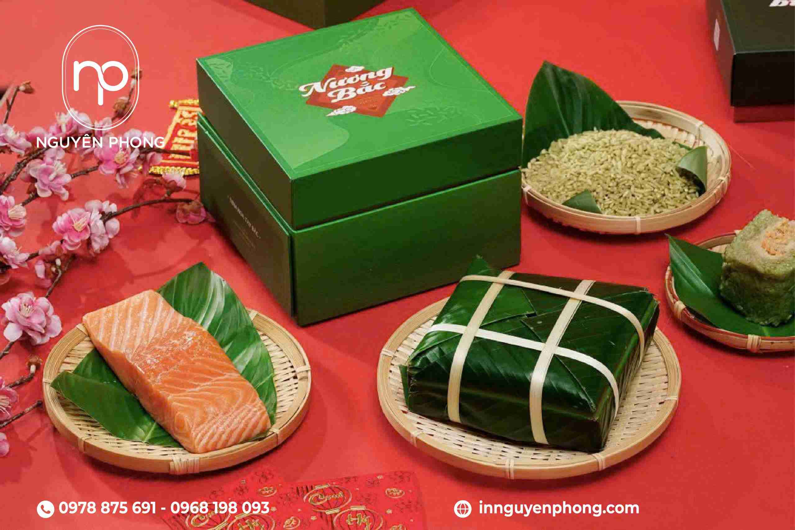 Mẫu hộp bánh chưng sáng tạo thu hút mọi ánh nhìn